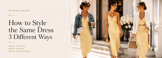 How to Style the Same Dress 3 Different Ways