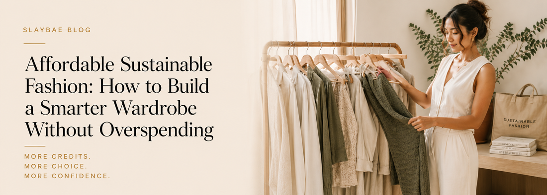 Affordable Sustainable Fashion: How to Build a Smarter Wardrobe Without Overspending