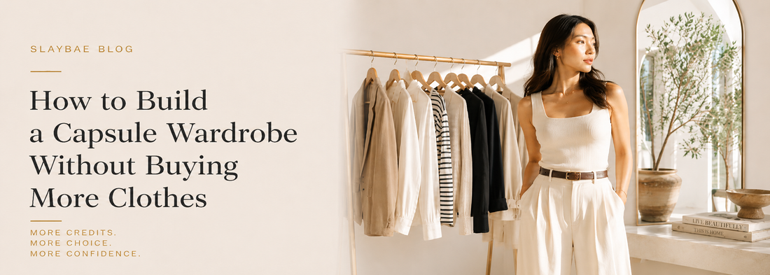 How to Build a Capsule Wardrobe Without Buying More Clothes