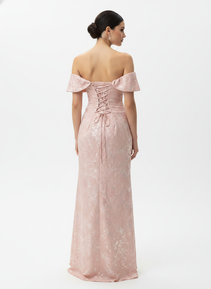 Babyboo Emberly Bardot Maxi Dress - Size XLarge