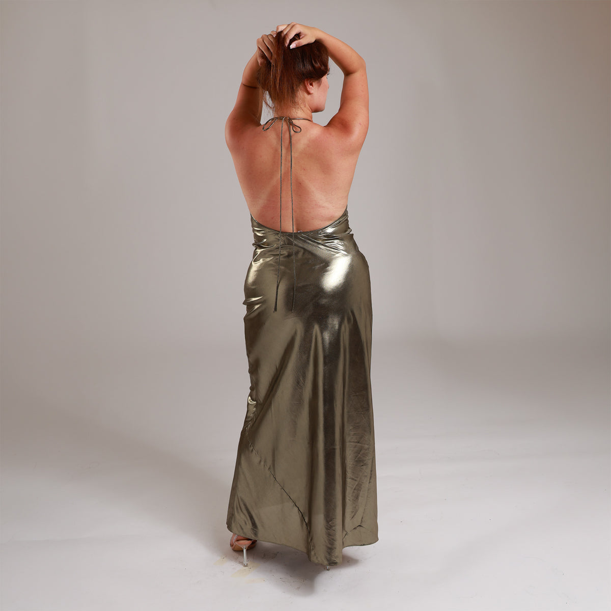 Venus Bronze Maxi Dress