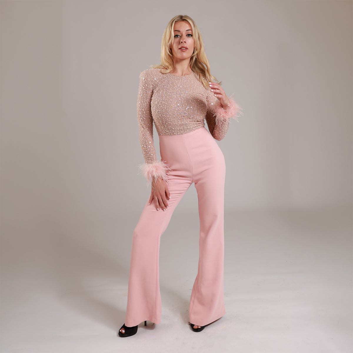 Amelia Pink Jumpsuit