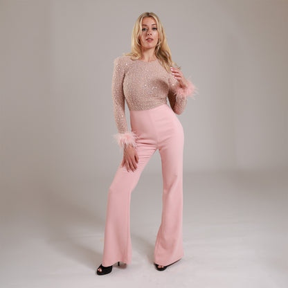 Amelia Pink Jumpsuit