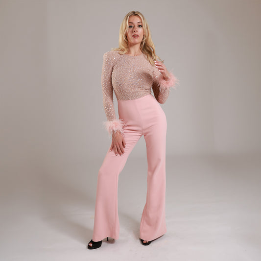 Amelia Pink Jumpsuit