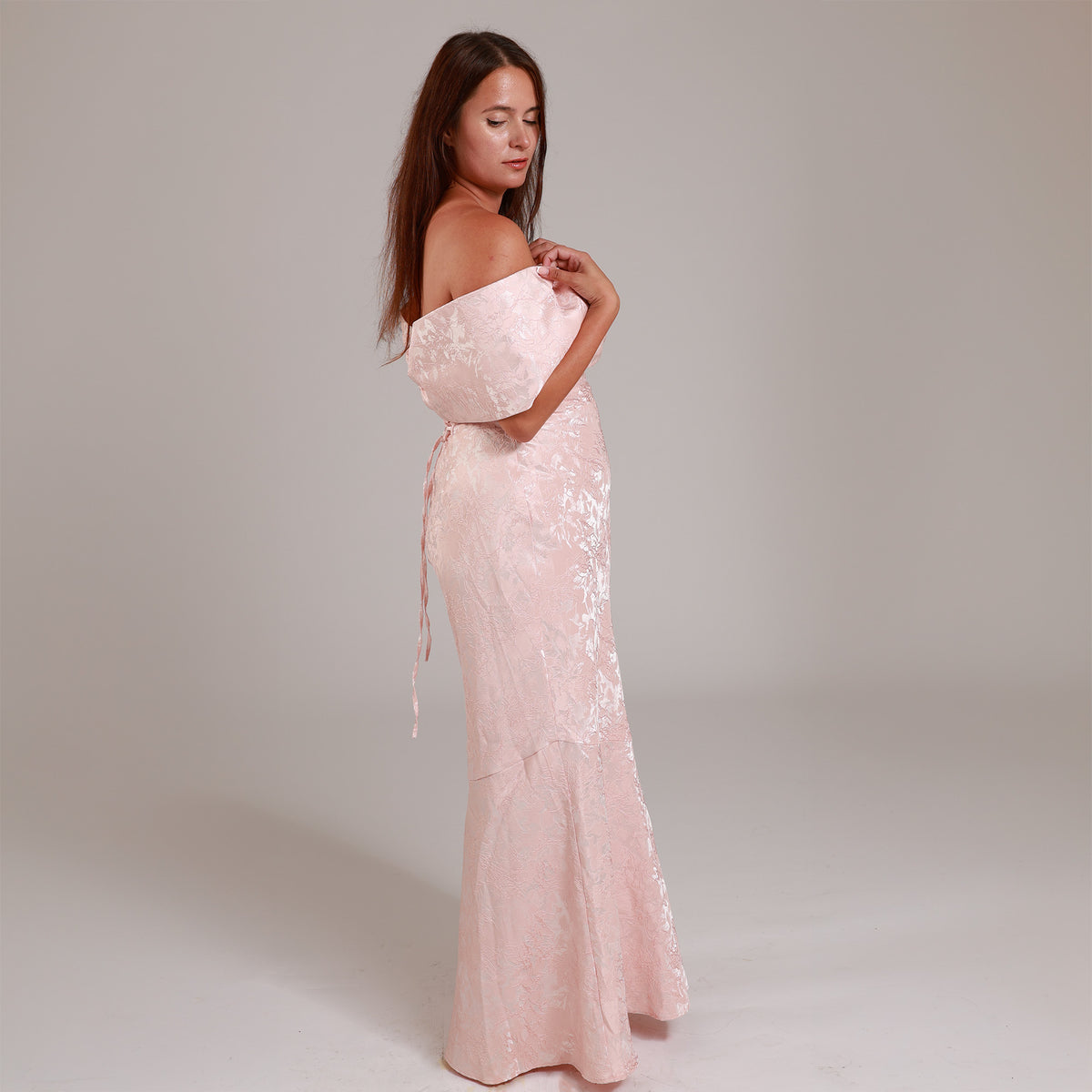 Emberly Bardot Maxi Dress