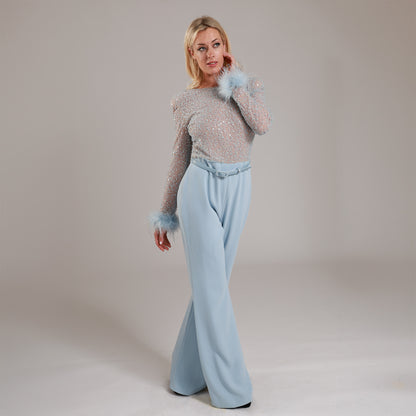 Amelia Blue Jumpsuit