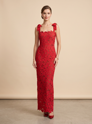 House of CB Bow Detail Maxi Dress - Size Medium