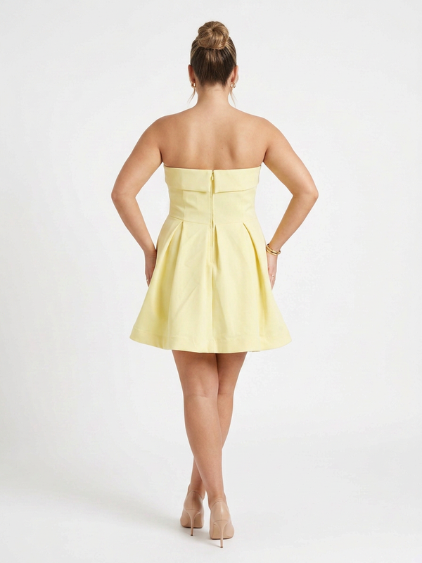 Club L London Bruna Bardot Skater Dress - Size 14