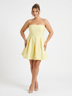 Club L London Bruna Bardot Skater Dress - Size 14