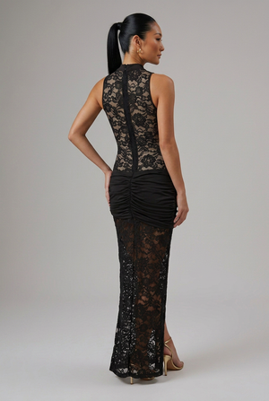 MURCI Sierra Buckle Lace Maxi Dress - Size 6