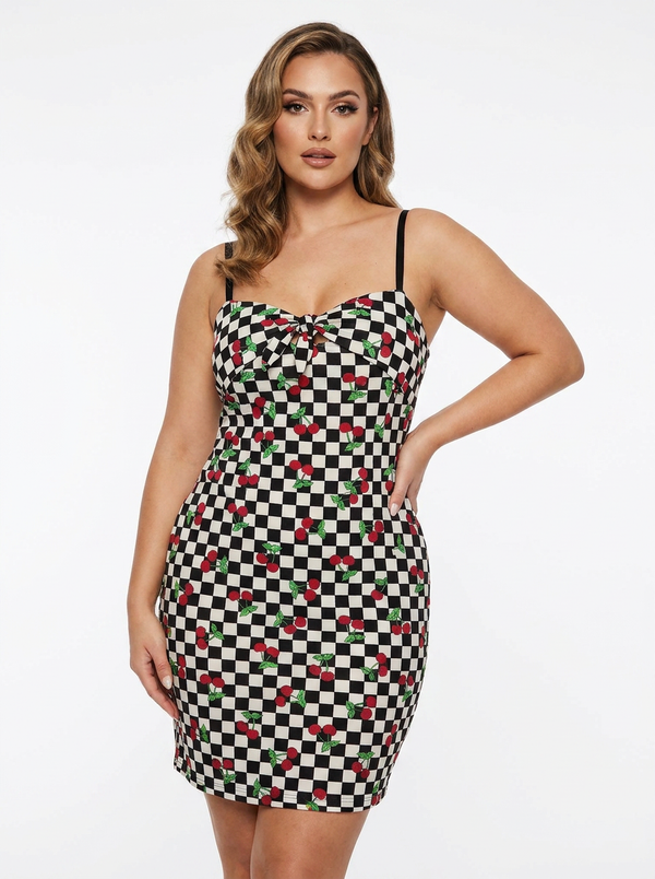 Sugar Thrillz Cherry Dress - Size L