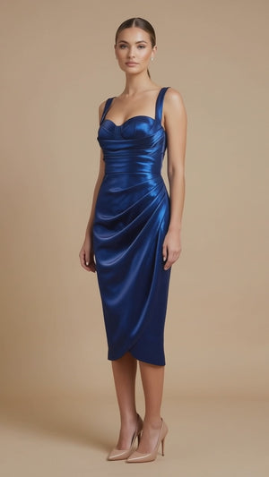 House of CB Metallic Midi Dress - Size Large