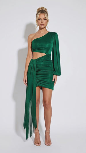 Nadine Merabi Asymmetrical Dress - Size S/M