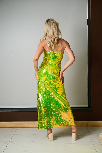 Lily Sequin Maxi Dress